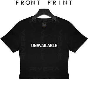 UNAVAILABLE Baby Tee Crop Tee Y2K Aesthetic, 90s Vintage Style, Minimal Tee